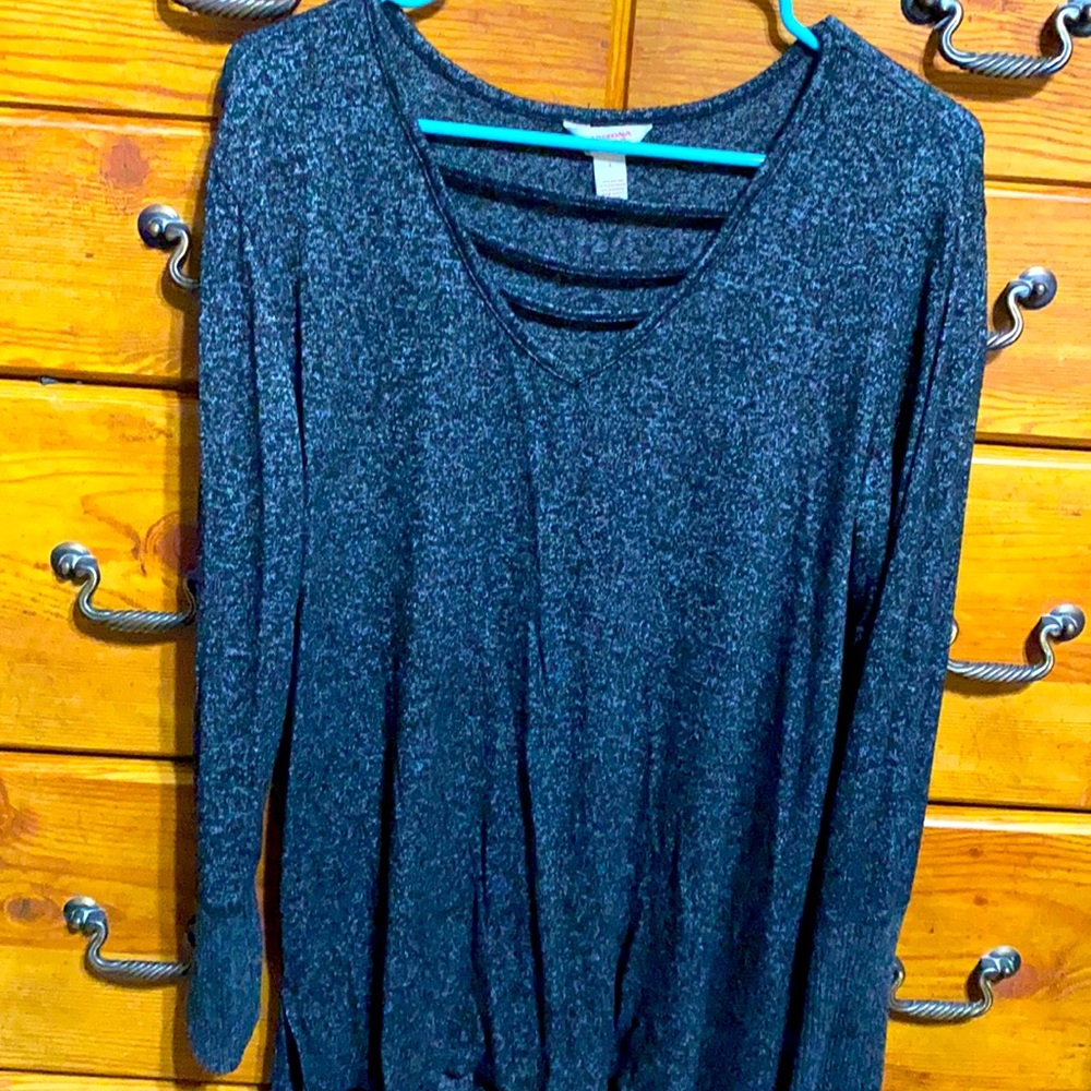 Black long shirt